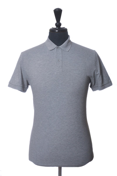 Hugo Boss Grey Performance Pima Cotton Polo Shirt