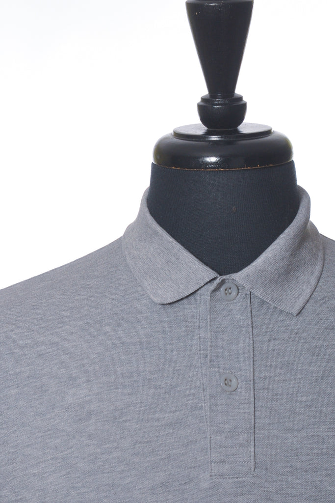 Hugo Boss Grey Performance Pima Cotton Polo Shirt