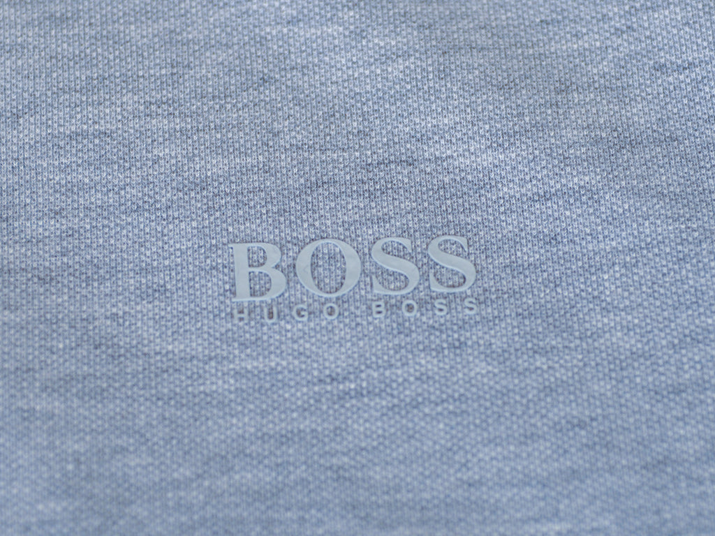 Hugo Boss Grey Performance Pima Cotton Polo Shirt