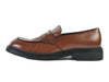 Prada NIB Bruciato Brown Round Toe Penny Loafers