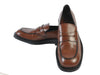 Prada NIB Bruciato Brown Round Toe Penny Loafers