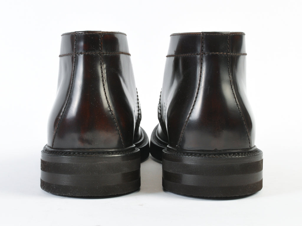 Brunello Cucinelli NIB Brown Leather Chukka Boots