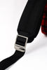 Saint Laurent Red Check Tartan Wool Backpack