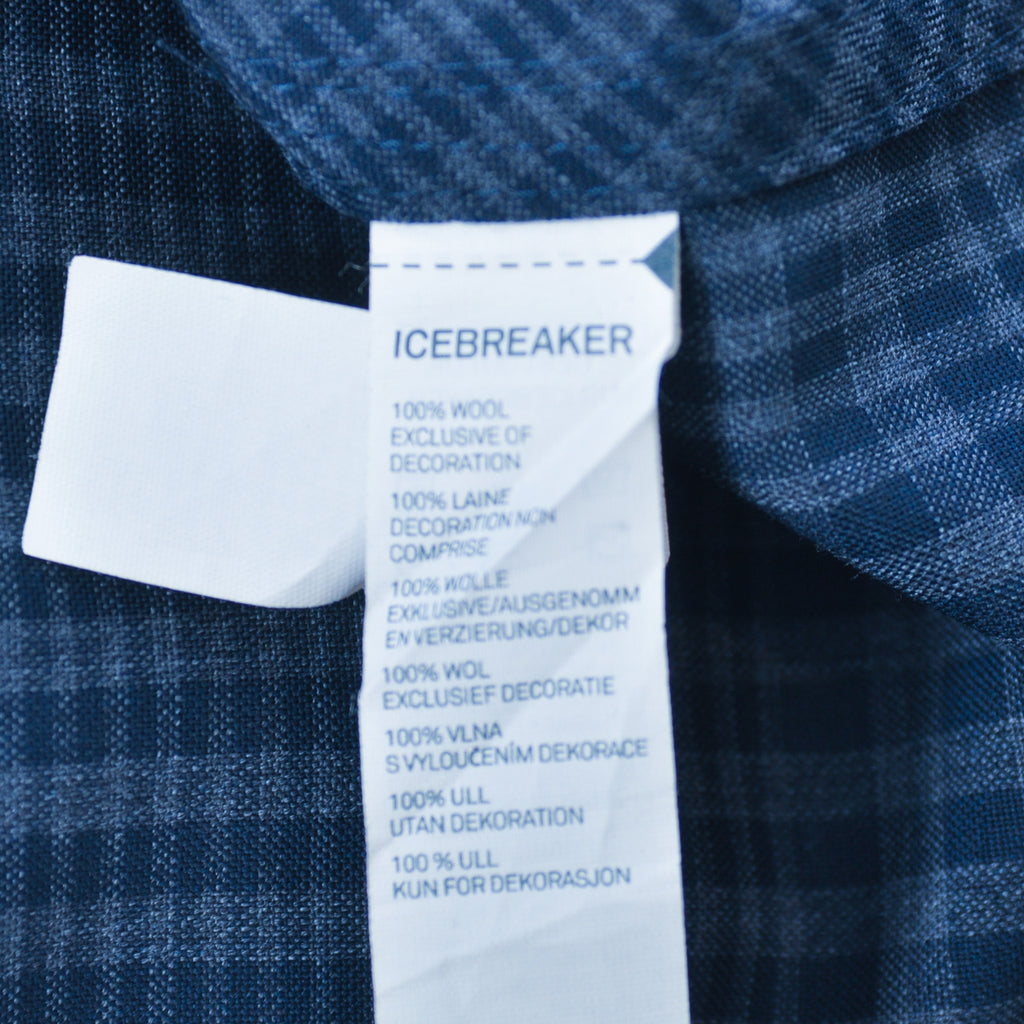 Icebreaker Merino Blue Check Shirt