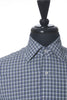 Isaia Green and Blue Check Napoli Mix Shirt
