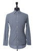 Isaia Green and Blue Check Napoli Mix Shirt