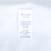 Eton White Textured Twill Contemporary Fit Shirt