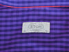 Eton Purple Check Contemporary Fit Shirt