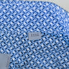Canali 1934 Blue Print Short Sleeve Shirt