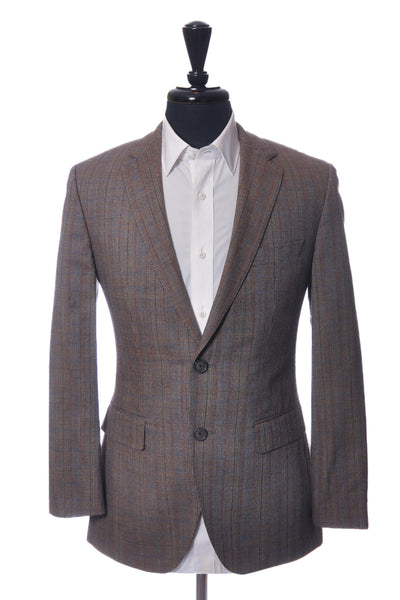 Hugo Boss Brown Check James4 Regular Fit Blazer