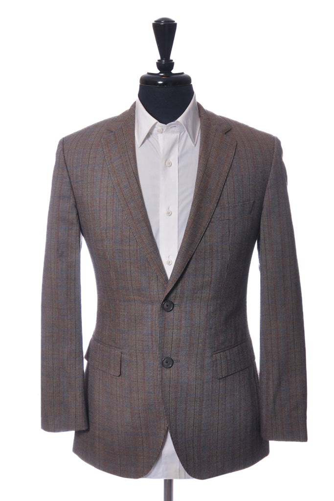 Hugo Boss Brown Check James4 Regular Fit Blazer
