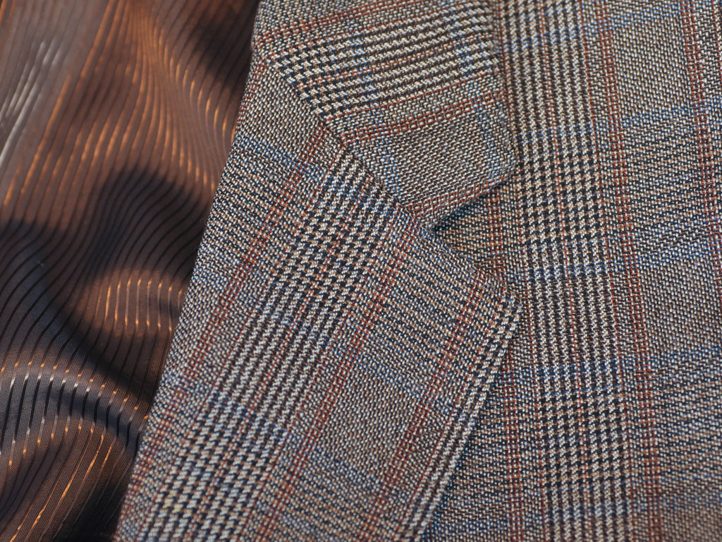 Hugo Boss Brown Check James4 Regular Fit Blazer