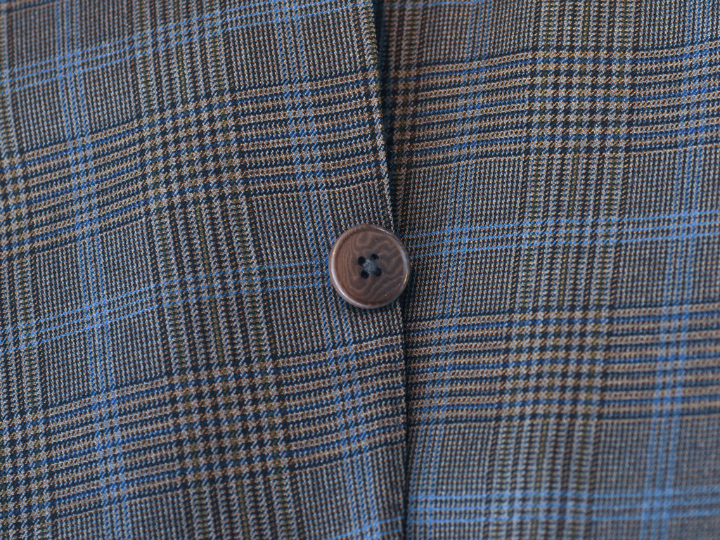 Ermenegildo Zegna Moss Green Check Mila Blazer