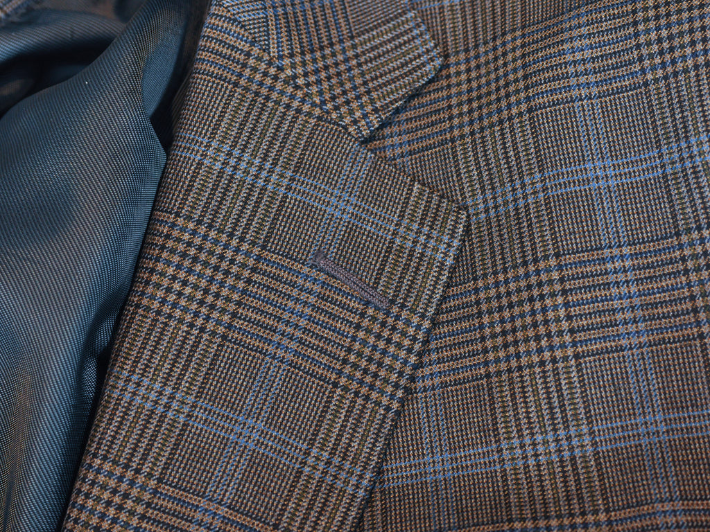 Ermenegildo Zegna Moss Green Check Mila Blazer