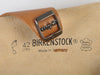 Birkenstock Brown Waxed Leather Gizeh Sandals