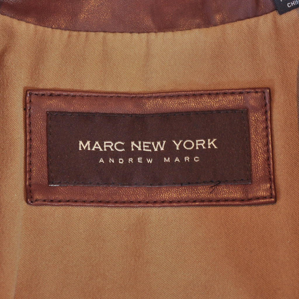 Marc New York Brown Leather Jacket