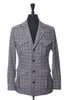 Atelier Munro Grey Houndstooth Wool Alpaca Jacket