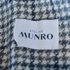 Atelier Munro Grey Houndstooth Wool Alpaca Jacket
