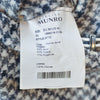 Atelier Munro Grey Houndstooth Wool Alpaca Jacket