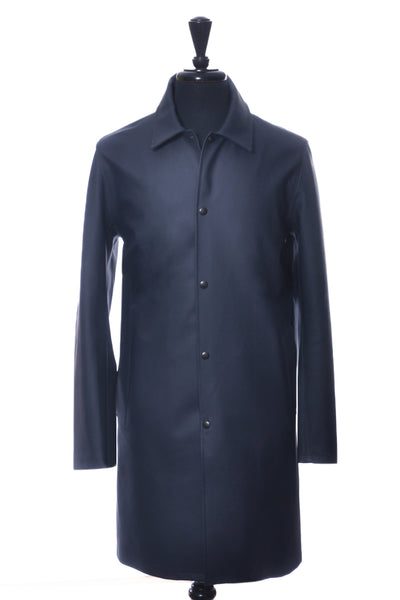 Stutterheim Navy Blue Vasastan Rain Coat