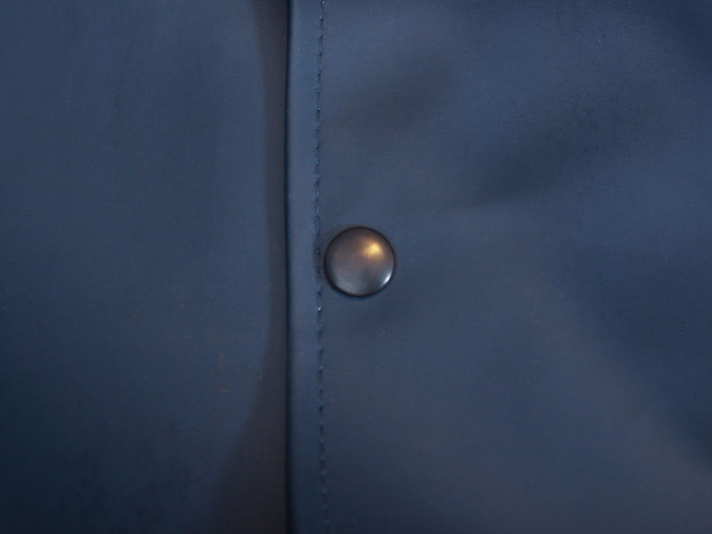 Stutterheim Navy Blue Vasastan Rain Coat