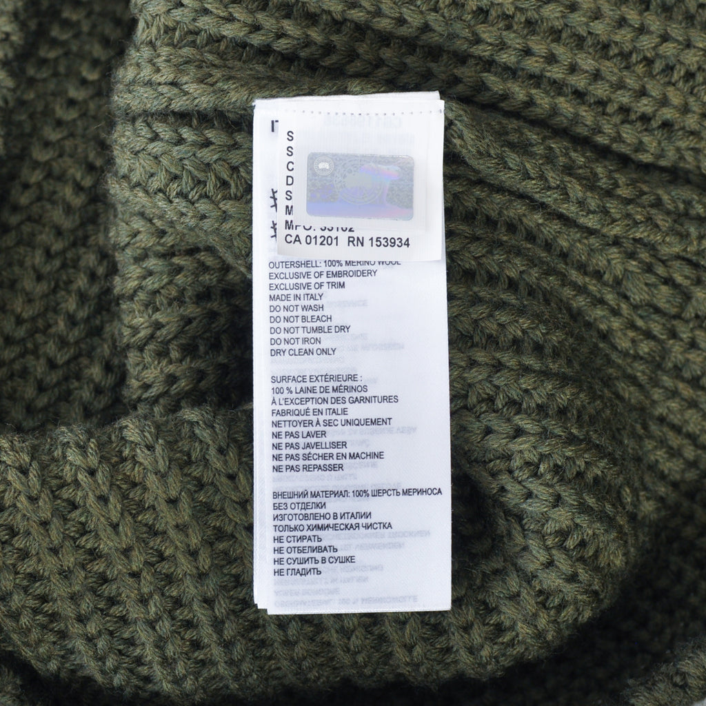 Canada Goose Green Galloway Fishermans Sweater