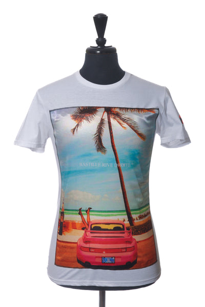 Bastille Rive Droit White Porsche Legs T-Shirt