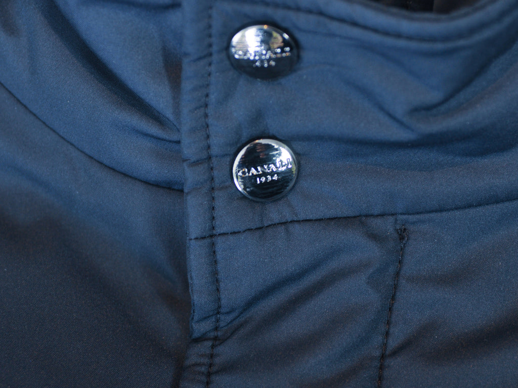 Corneliani Navy Blue Rain Protection Jacket