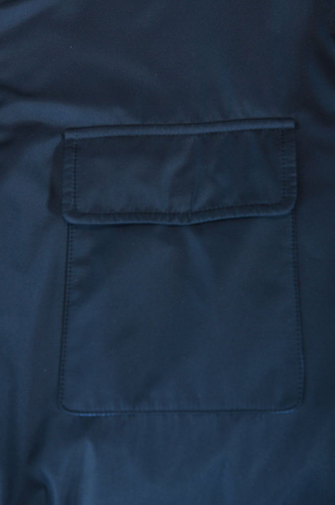 Corneliani Navy Blue Rain Protection Jacket