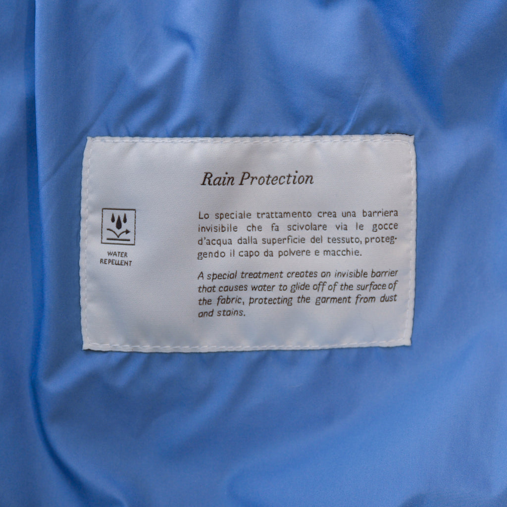 Corneliani Navy Blue Rain Protection Jacket