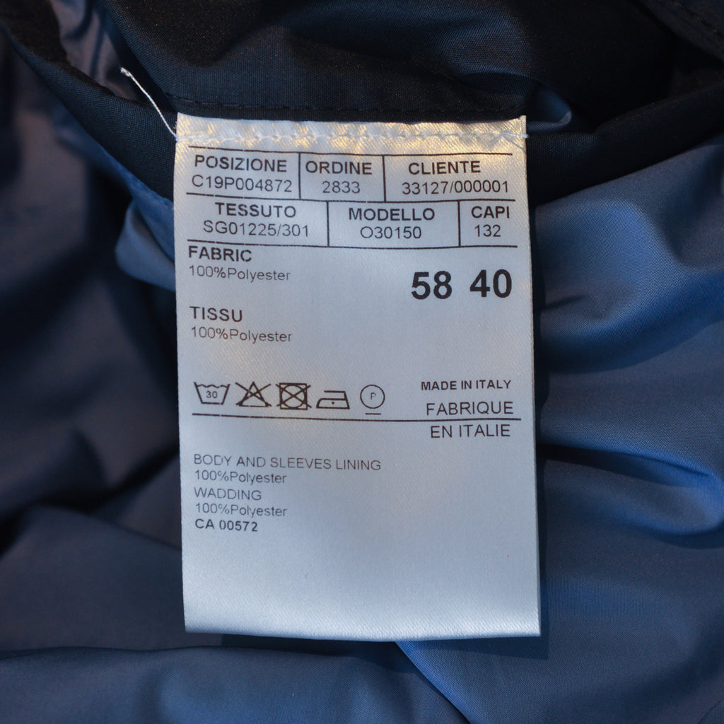 Corneliani Navy Blue Rain Protection Jacket