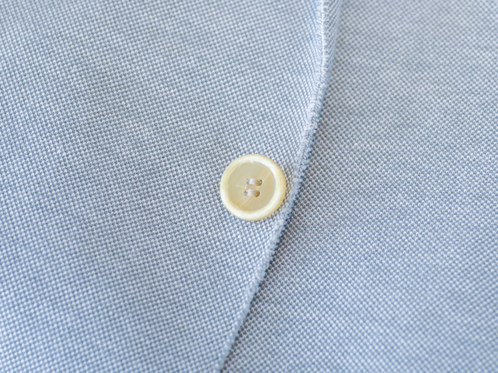 Eleventy Grey Cotton Blend Reverse Seam Blazer