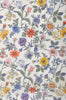 Paul Smith White Floral Print Cotton Pocket Square