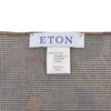 Eton Floral Geometric Print Cotton Pocket Square