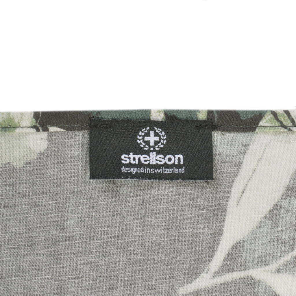 Strellson Floral Print Cotton Pocket Square