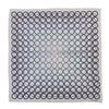 Tom Ford Grey Circle Print Silk Pocket Square