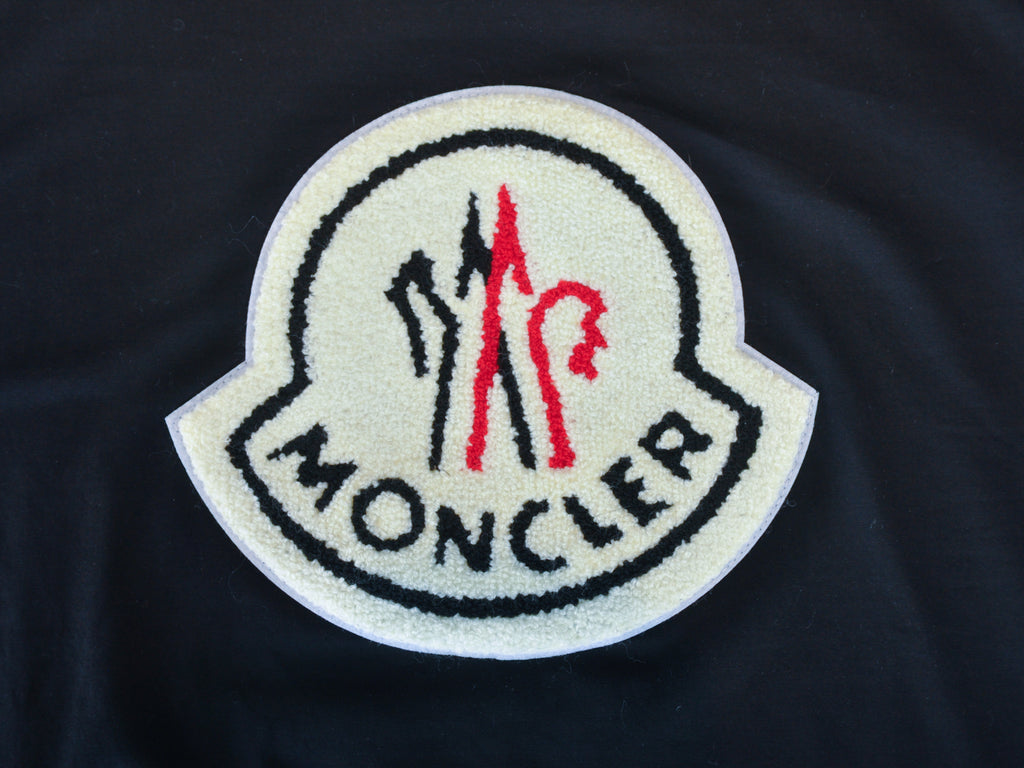 Moncler Black Terrry Logo T-Shirt