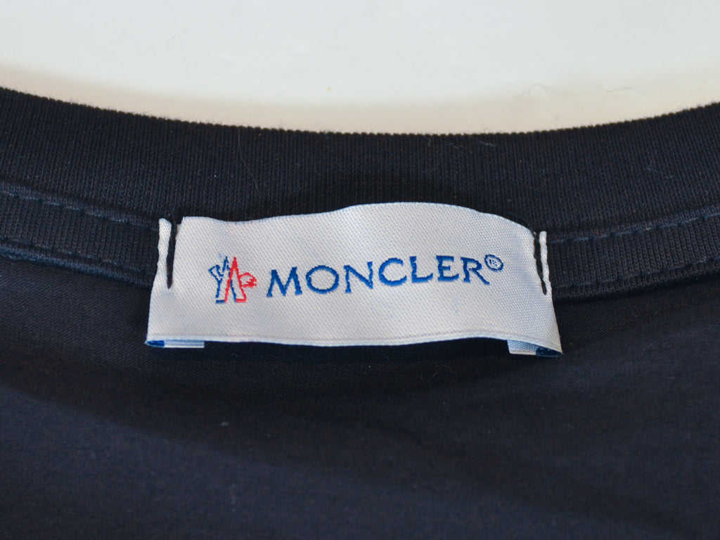 Moncler Black Terrry Logo T-Shirt
