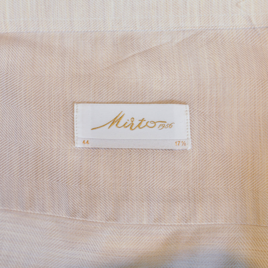 Mirto Light Brown Summer Cotton Shirt