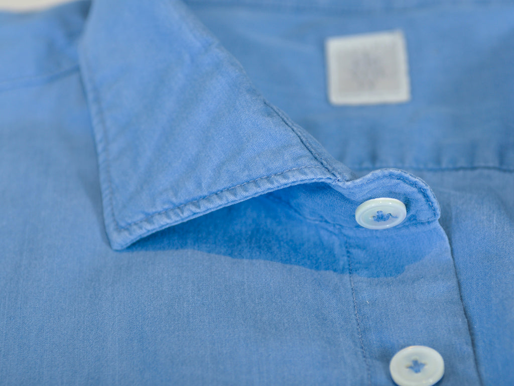 Eleventy Platinum Blue Cotton Shirt