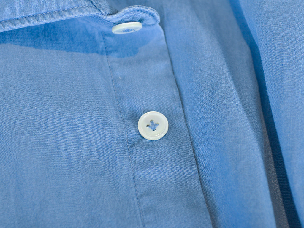 Eleventy Platinum Blue Cotton Shirt