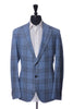 Harold Blue Check Silk Cotton Berlino Blazer
