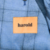 Harold Blue Check Silk Cotton Berlino Blazer