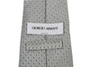 Giorgio Armani Dotted Grey Silk Tie