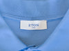 Eton Blue Pique Jersey Polo Shirt