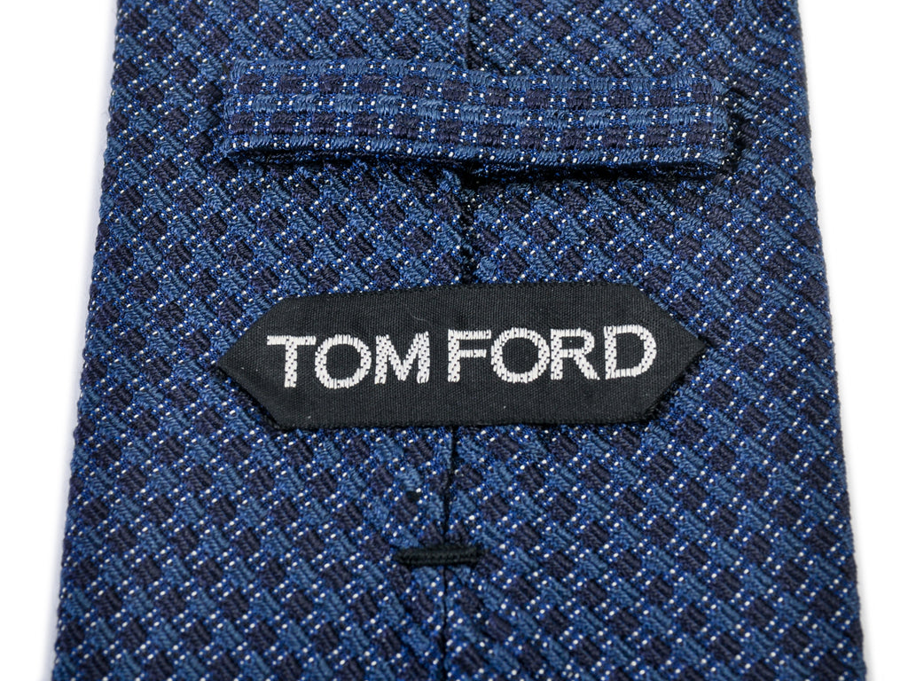 Tom Ford Dark Blue Twill Tie