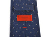 Isaia Navy Blue Dotted 7-Fold Tie