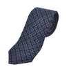 Isaia Brown Geometric 7-Fold Wool Tie
