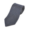 Tom Ford Grey and Blue Geometric Tie