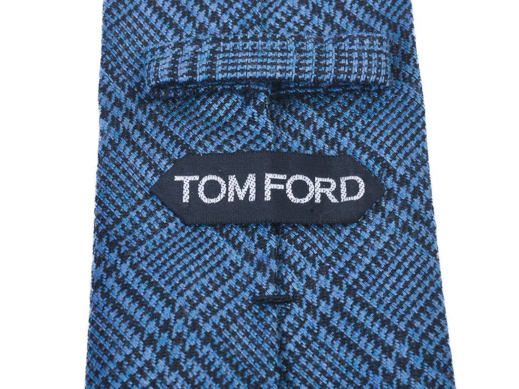 Tom Ford Blue Check Tie